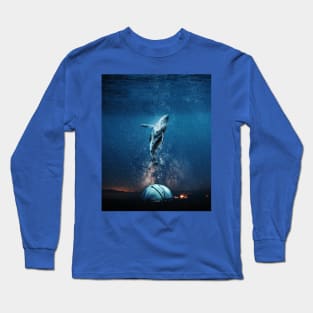 Blue whale Long Sleeve T-Shirt